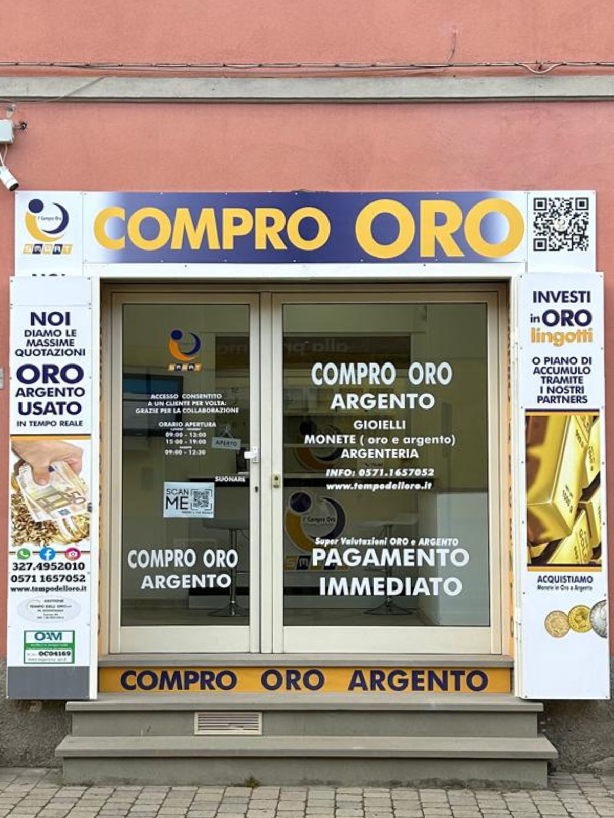 Ingresso del negozio Compro Oro Smart di Ponte a Egola, Via A. Diaz